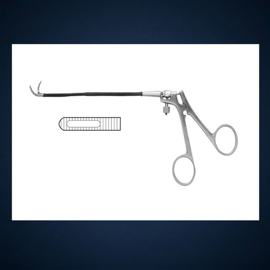 F7217B / MAXILLARY ANTRUM MALLEABLE ROTATING FORCEPS 18.00 CM LONG / 3.0 MM