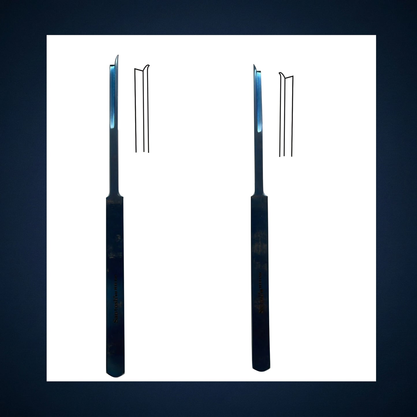 RH159 / SILVER CHISEL TITANIUM LEFT
