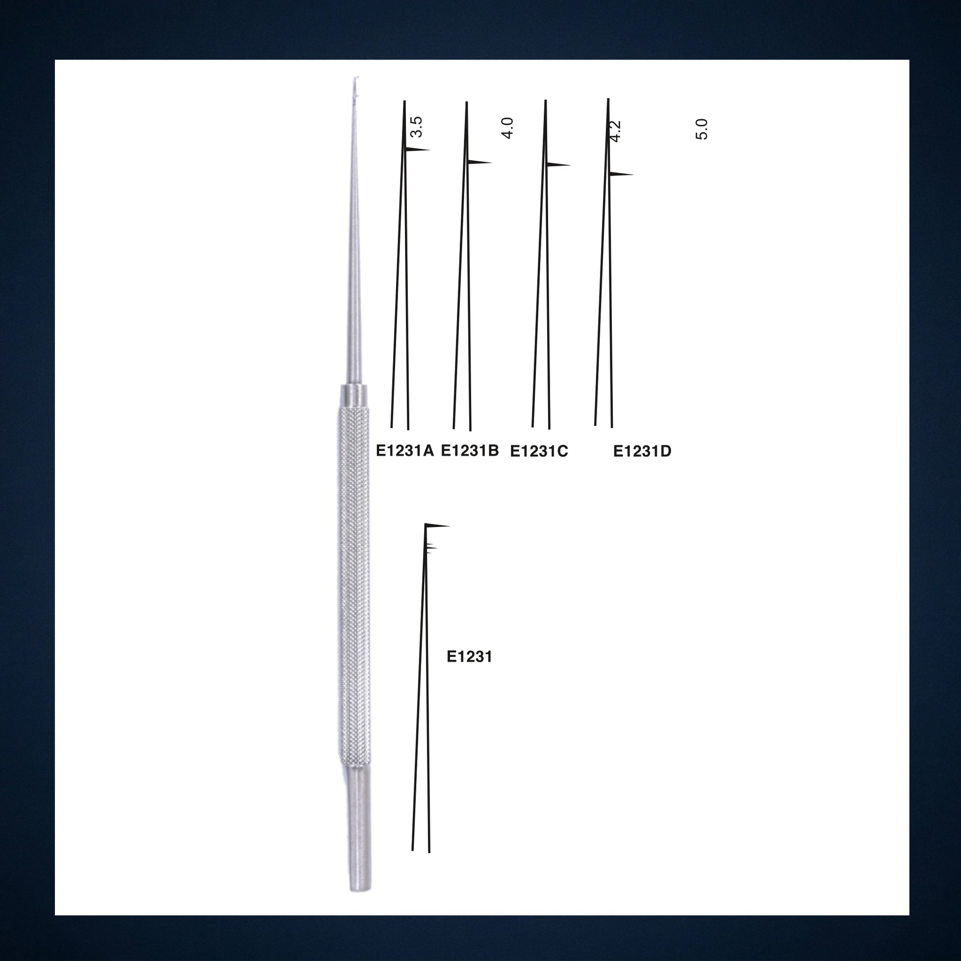 Ear Rods Channel Accessory E1231 / MEAUSRING ROD / MICRO EAR STAPES DEPTH GAGE – Santosh surgica