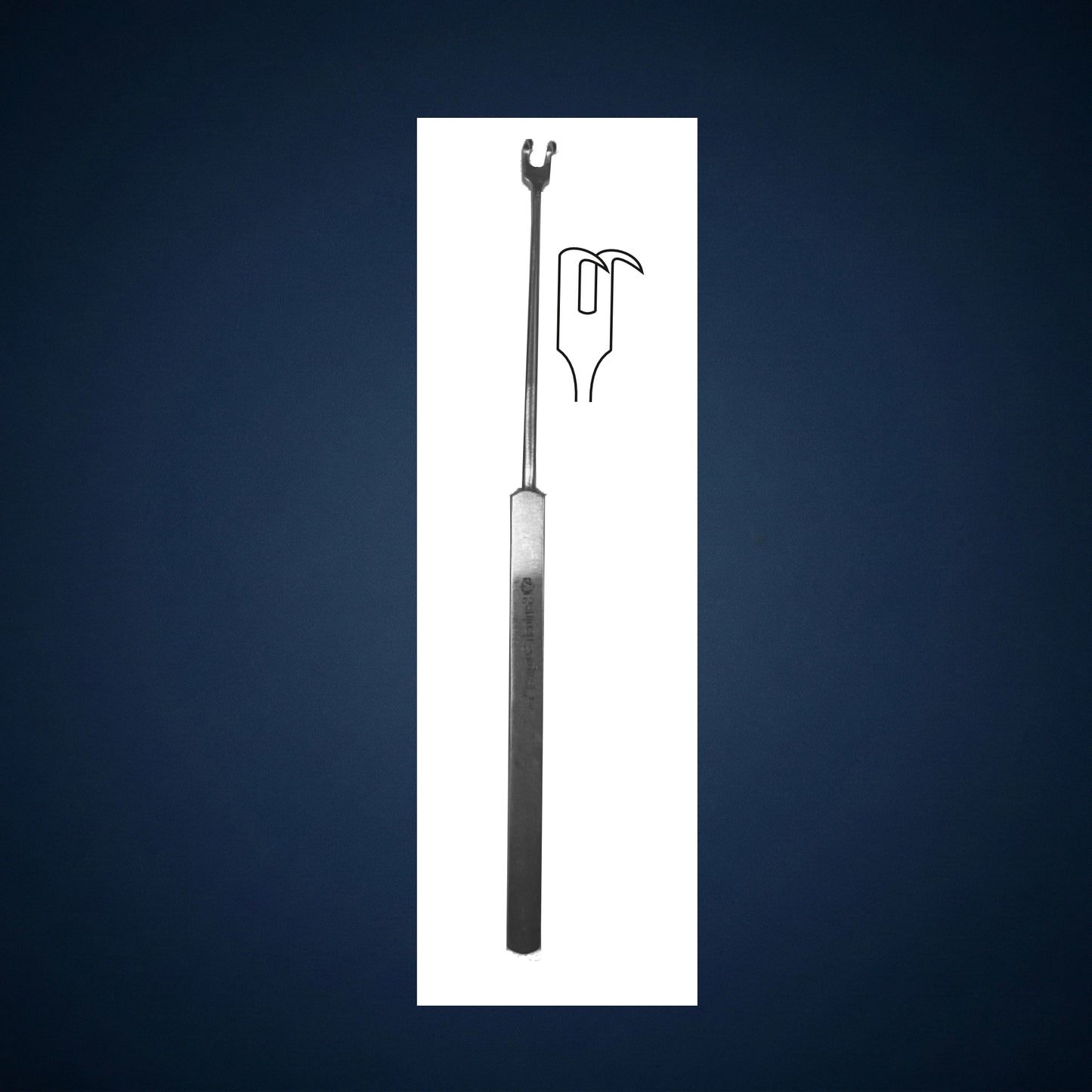 E1241 / SKIN HOOK RETRACTOR DOUBLE