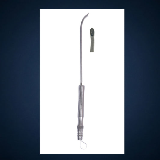 PI863B / J CURETTE WITH SUCTION 20.0 CM LONG / 3.0 MM