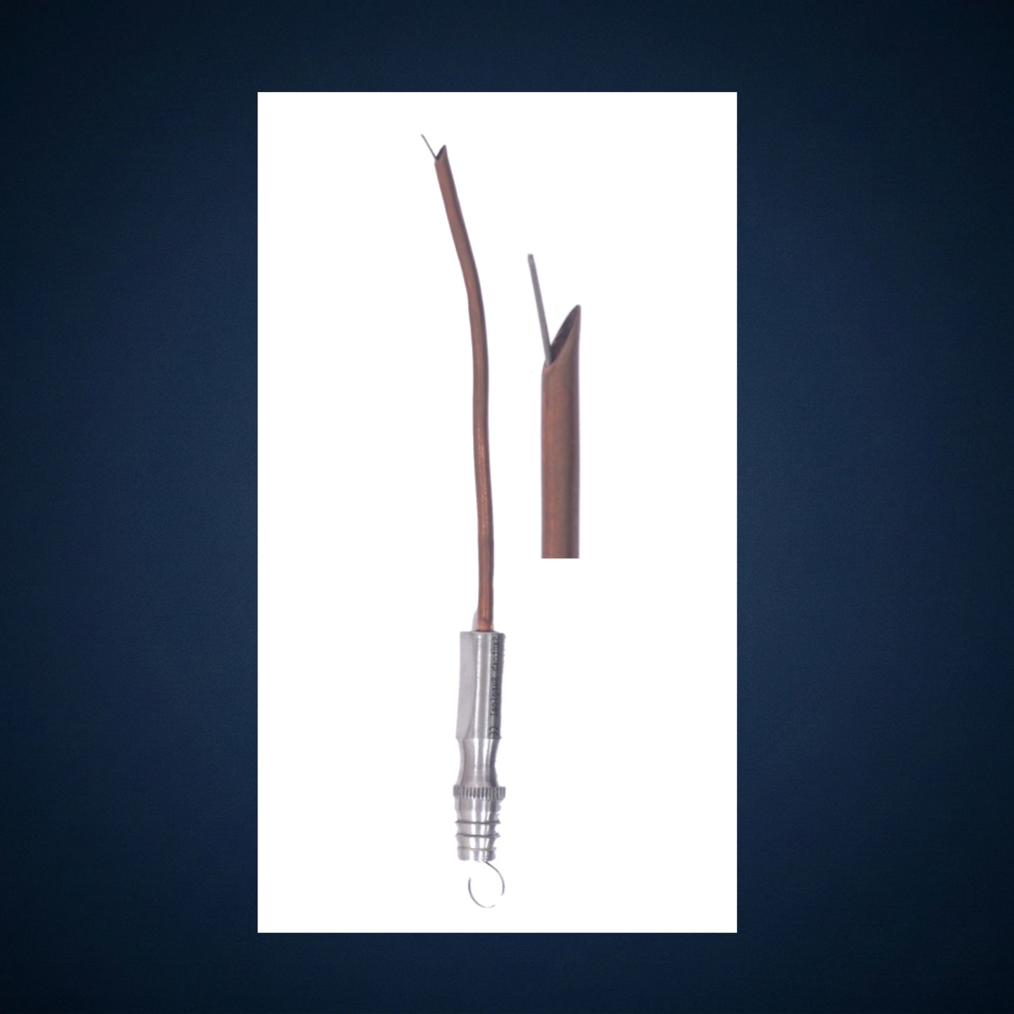 F9877A / SUCTION WITH CURETTE MALLEABLE 20.0 CM LONG