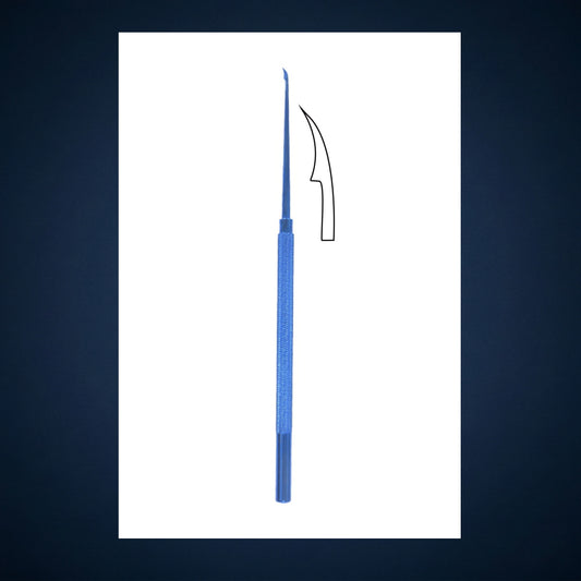 ET2237 / MICRO EAR SICKLE KNIFE TITANIUM