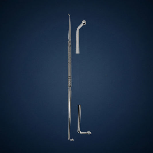 F7227 / CELL SEEKER BALL PROBE 45 DEGREE AND 90 DEGREE DOUBLE ENDED MAXIALLARY 23.0 CM LONG /2 MM