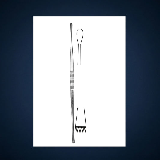 TH999 / TONSIL DISSECTOR WITH SERRATION SMALL / HANKE 21.05 CM LONG