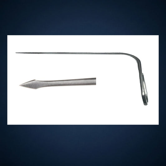 EZ2250 / ZOLLNER ARROWHED TRIGULAR / NEEDLE SPEAR POINTED FINE CURVED